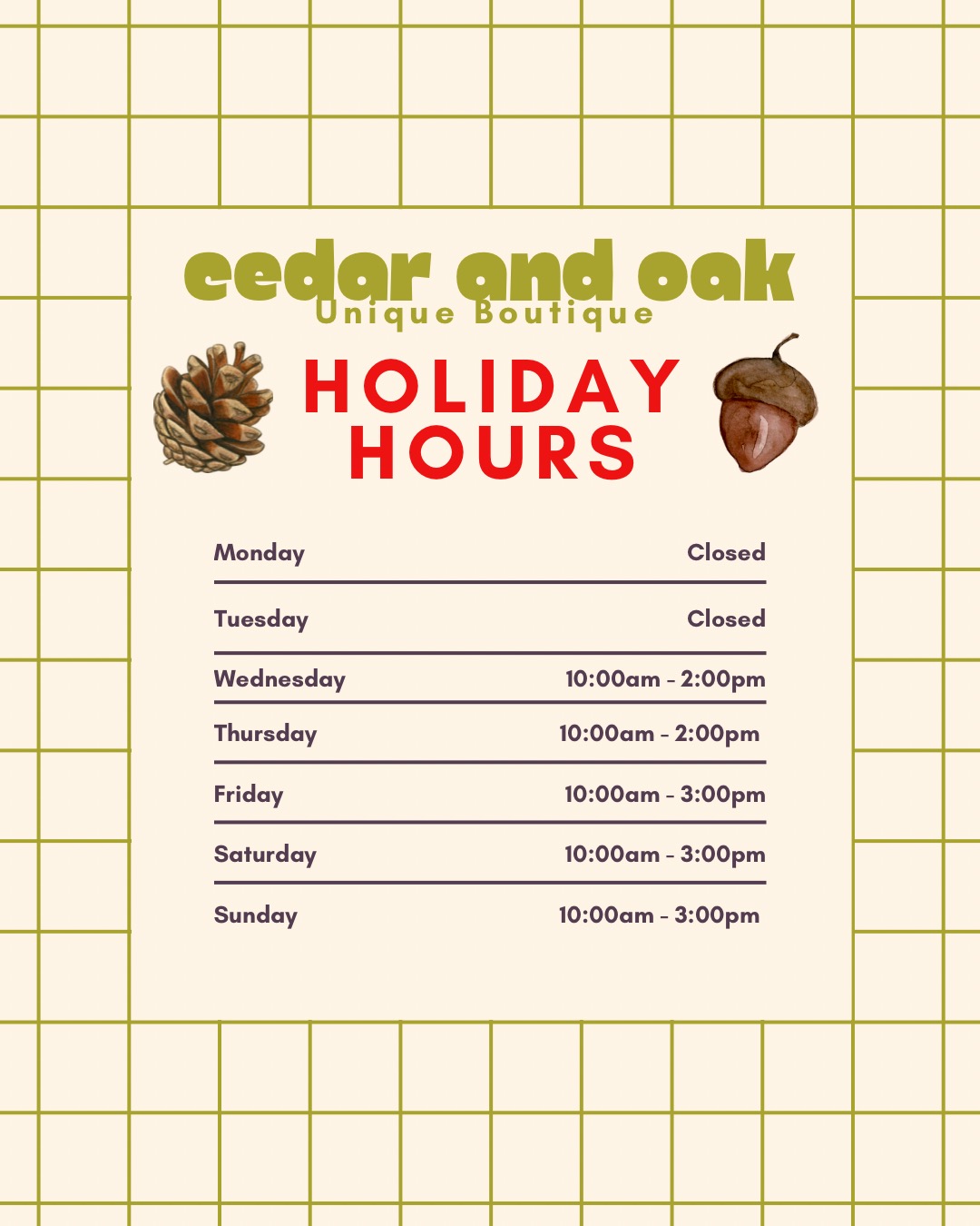 Cedar & Oak Boutique