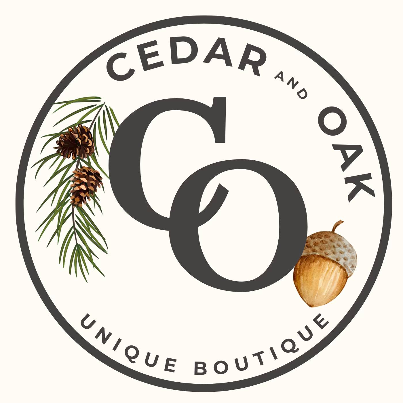 Cedar & Oak Boutique Logo